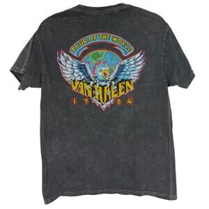Van Halen 1984 World Tour Men's Medium Tee Shirt